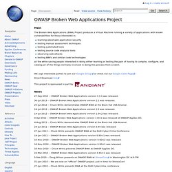 OWASP Broken Web Applications Project