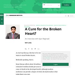A Cure for the Broken Heart?: An Interview with Ajan Reginald