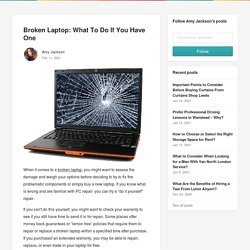 Broken Laptop: What To Do If You Have One