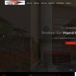 Broken Springs Repair Plano TX