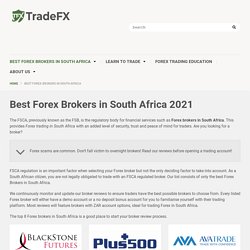 Best Forex Brokers in South Africa 2021 - Reviews