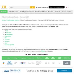 □27 Best Forex Brokers in Rwanda - ( Reviewed ) - ForexSuggest.com