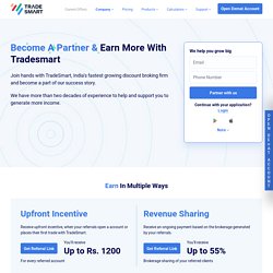 Become Stock Market Trading Partner & Start Earning Today with TradeSmart