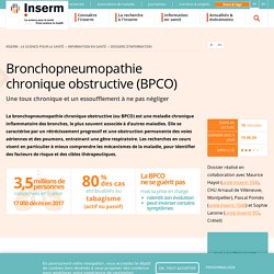 Bronchopneumopathie chronique obstructive (BPCO)