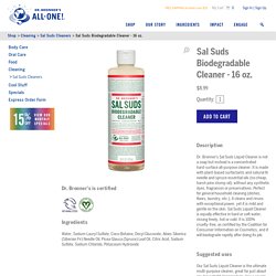 Dr. Bronner's Sal Suds Biodegradable Cleaner - 16 oz.