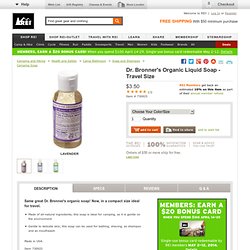 Dr. Bronner's Organic Liquid Soap - Travel Size at REI