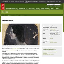 Emily Brontë – author of Wuthering Heights