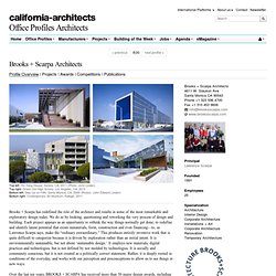 Brooks + Scarpa Architects - Santa Monica - Architects