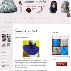 Broomstick Lace Cowl