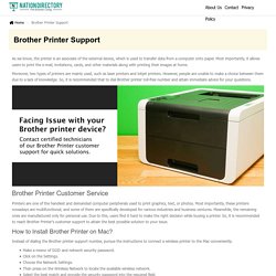 Brother Printer Support Customer Service Phone Number