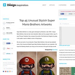 Top 45 Unusual Stylish Super Mario Brothers Artworks