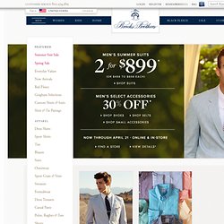 Brooks Brothers Classic Men's Clothing & Apparel Store