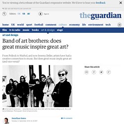 Band of art brothers: does great music inspire great art?