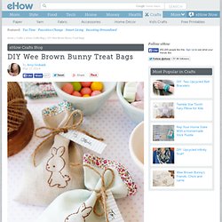 DIY Wee Brown Bunny Treat Bags