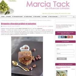 Brownies chocolat praliné et noisettes - Recette