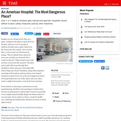 Shannon Brownlee: Why Hospitals Are Still So Dangerous
