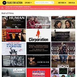 Over 400 Social Change Documentaries on 1 Page