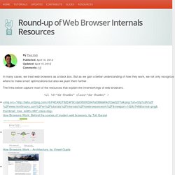 Round-up of Web Browser Internals Resources - HTML5Rocks Updates