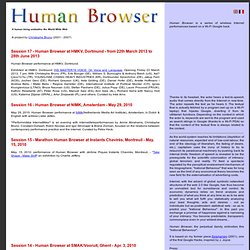 Le Human Browser - Le Navigateur Humain