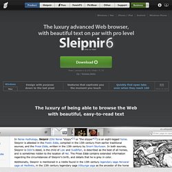 Sleipnir 4 Web browser for Mac - The ultimate advance in Web browsing without an address bar