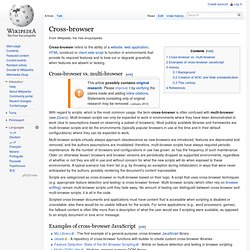 Cross-browser