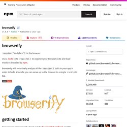 browserify