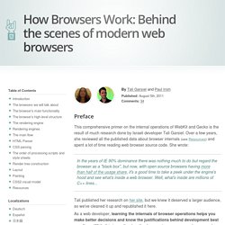 How Browsers Work: Behind the scenes of modern web browsers - HTML5 Rocks