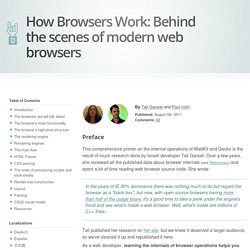 How Browsers Work: Behind the Scenes of Modern Web Browsers