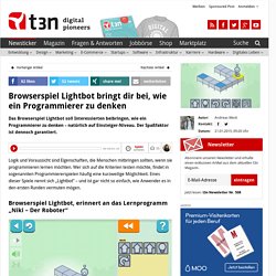 Browserspiel Lightbot bringt dir bei, wie ein Programmierer zu denken