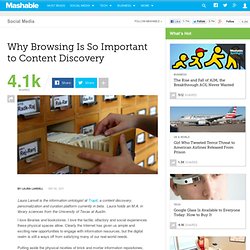 Why Browsing Is So Important to Content Discovery