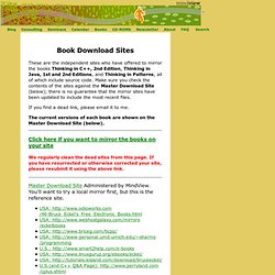Bruce Eckel's MindView, Inc: Book Download Sites
