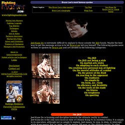 Bruce Lee’s most famous quotes