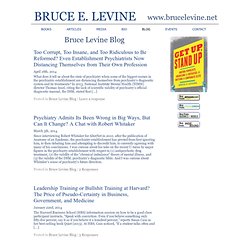 Bruce Levine Blog