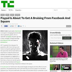 Paypal Is About To Get A Bruising From Facebook And Square