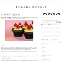 Creme Brulee Cupcakes