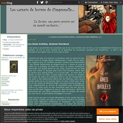 Les âmes brûlées, Andrew Davidson - Le blog de pimprenelle