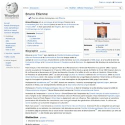 Bruno Étienne