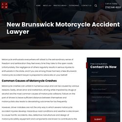 New Brunswick Motorcycle Accident Lawyer