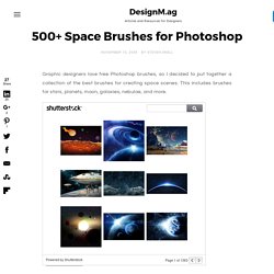 500+ Space Brushes for Photoshop - Web Design Blog – DesignM.ag