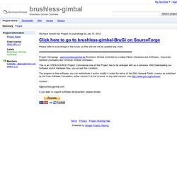brushless-gimbal - Brushless Gimbal Controller