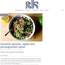 brussels sprouts, apple and pomegranate salad – smitten kitchen