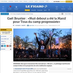 Gaël Brustier : «Nuit debout a été la Manif pour Tous du camp progressiste»