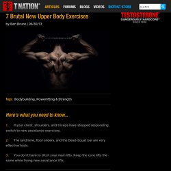 7 Brutal New Upper Body Exercises