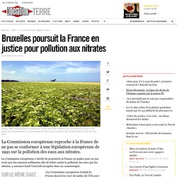 Bruxelles poursuit la France en justice pour pollution aux nitrates
