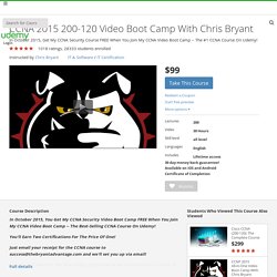 CCNA 2014 200-120 Video Boot Camp With Chris Bryant by Chris Bryant