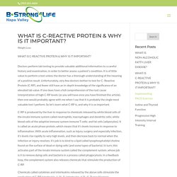 WHAT IS C-REACTIVE PROTEIN & WHY IS IT IMPORTANT?