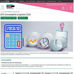 BTS CG : comptabilité et gestion - CNED