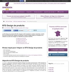 BTS Design de produits - BTS DP