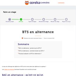 BTS en alternance : qu’est-ce que le BTS en alternance ?