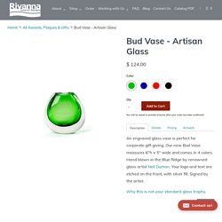 Bud Vase - Artisan Glass
